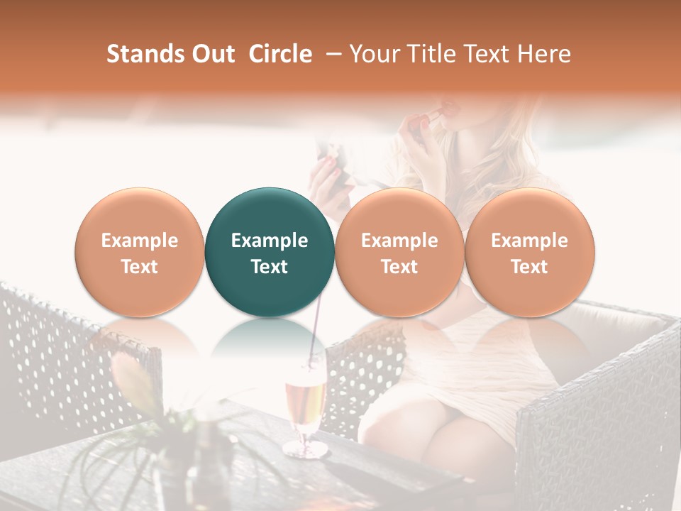 Leisure Blind  PowerPoint Template