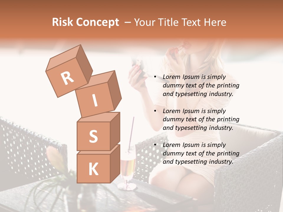 Leisure Blind  PowerPoint Template