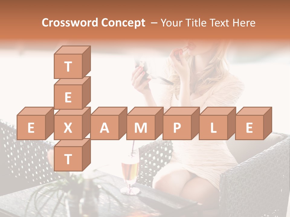 Leisure Blind  PowerPoint Template
