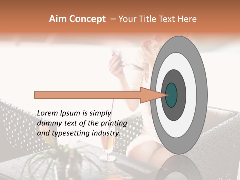 Leisure Blind  PowerPoint Template