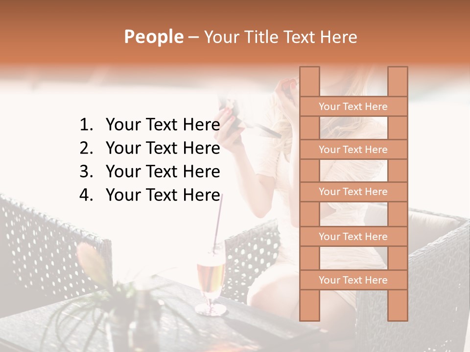 Leisure Blind  PowerPoint Template