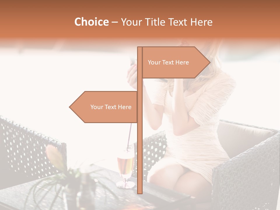 Leisure Blind  PowerPoint Template