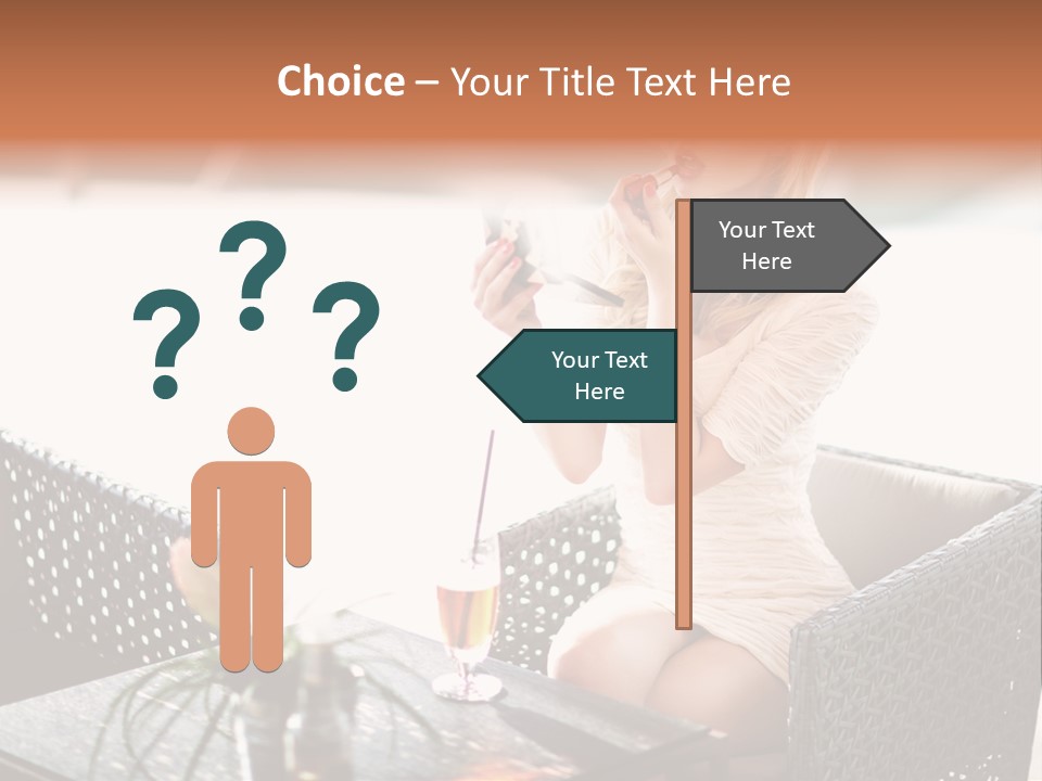 Leisure Blind  PowerPoint Template