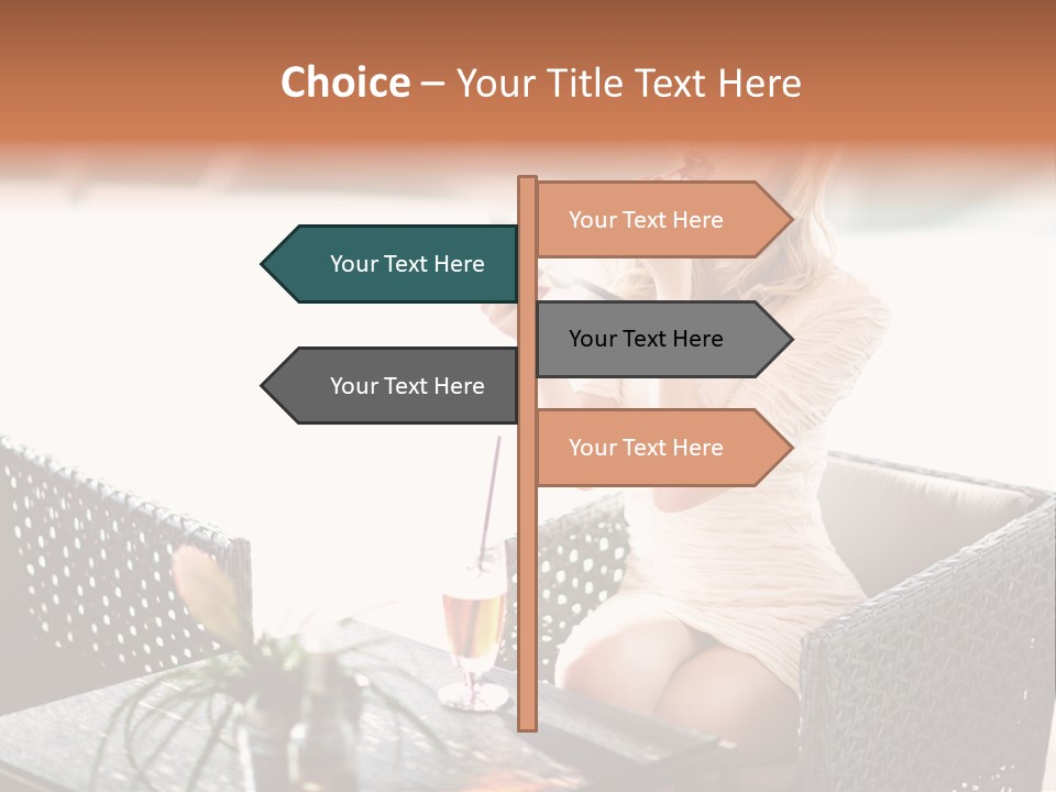 Leisure Blind  PowerPoint Template