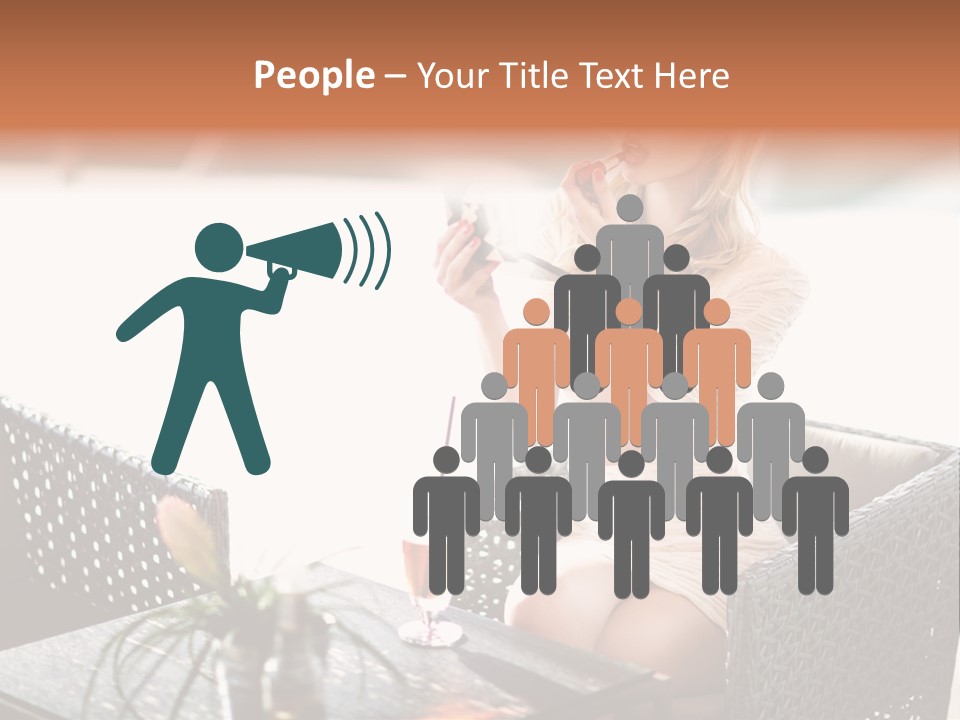 Leisure Blind  PowerPoint Template