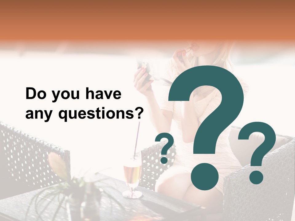 Leisure Blind  PowerPoint Template