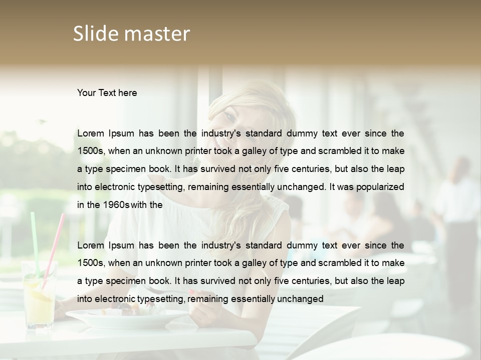 White Potato Farm PowerPoint Template