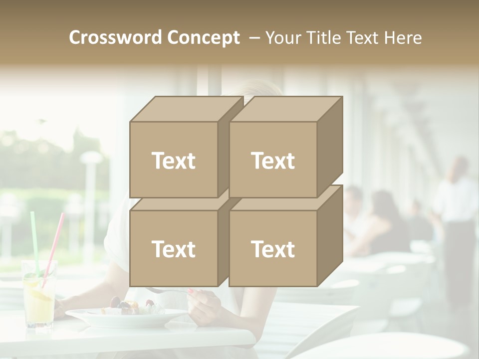 White Potato Farm PowerPoint Template