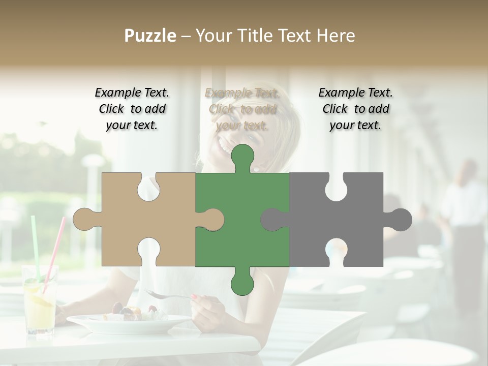 White Potato Farm PowerPoint Template