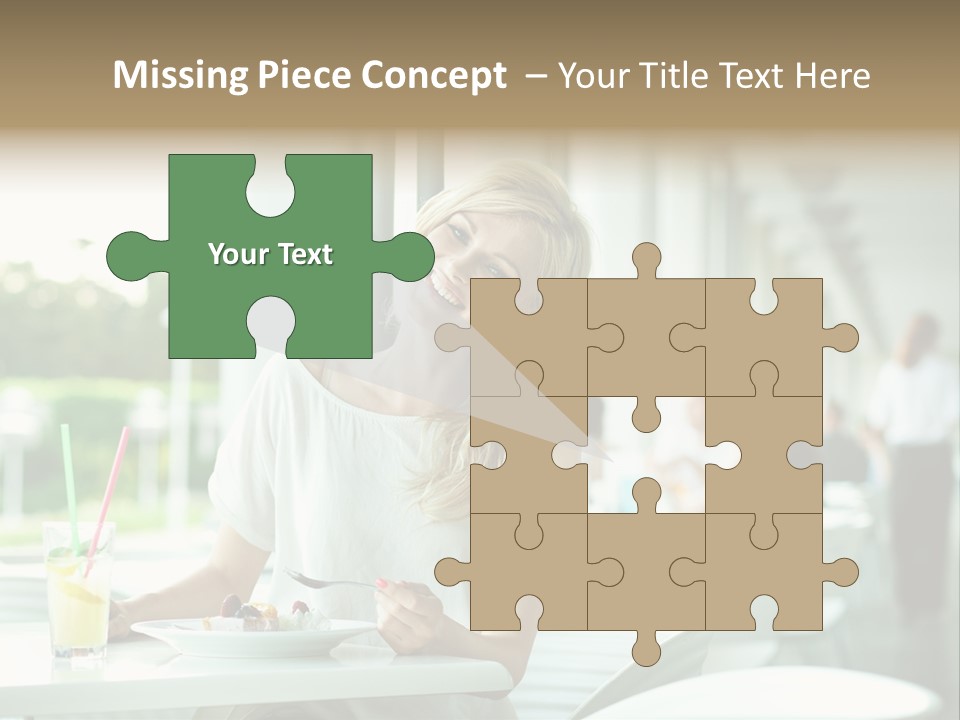 White Potato Farm PowerPoint Template