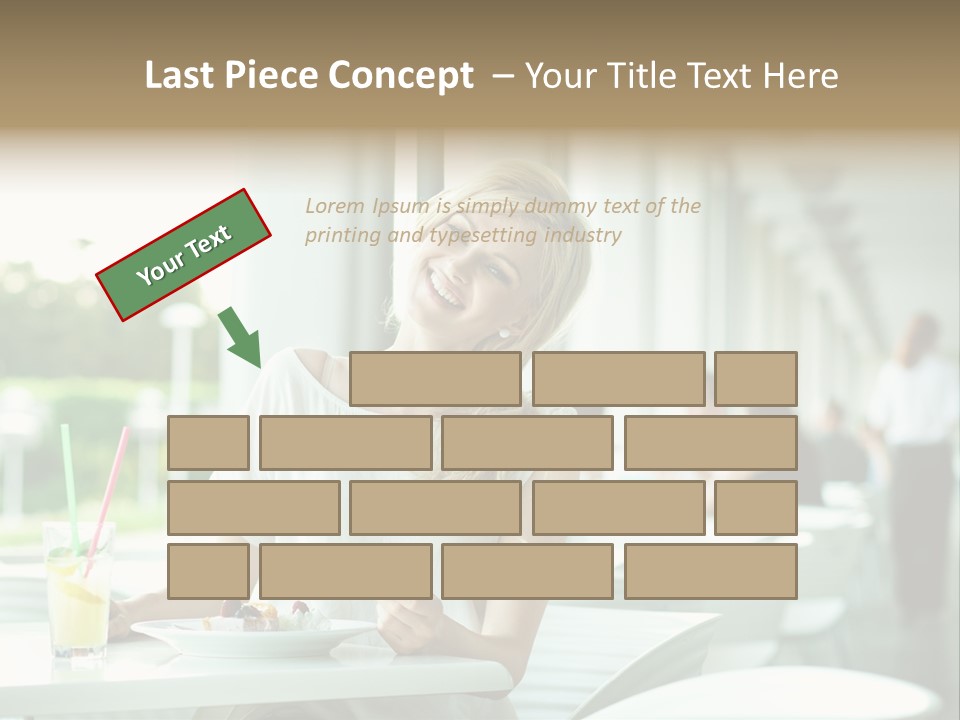 White Potato Farm PowerPoint Template