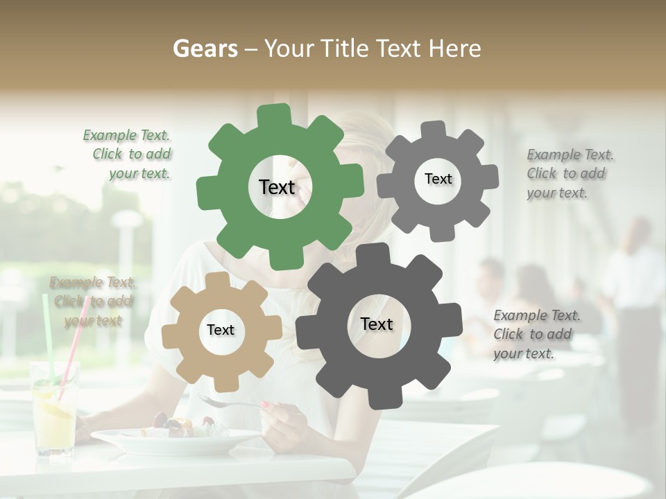 White Potato Farm PowerPoint Template