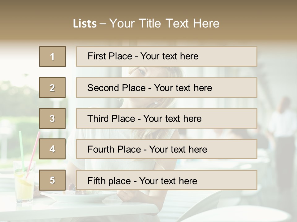 White Potato Farm PowerPoint Template