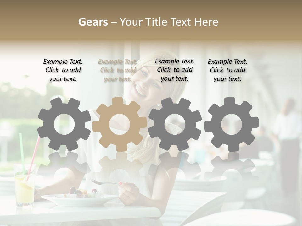 White Potato Farm PowerPoint Template