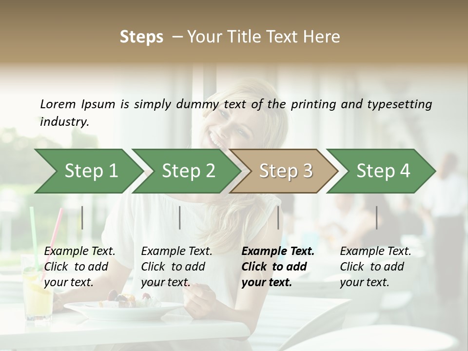 White Potato Farm PowerPoint Template