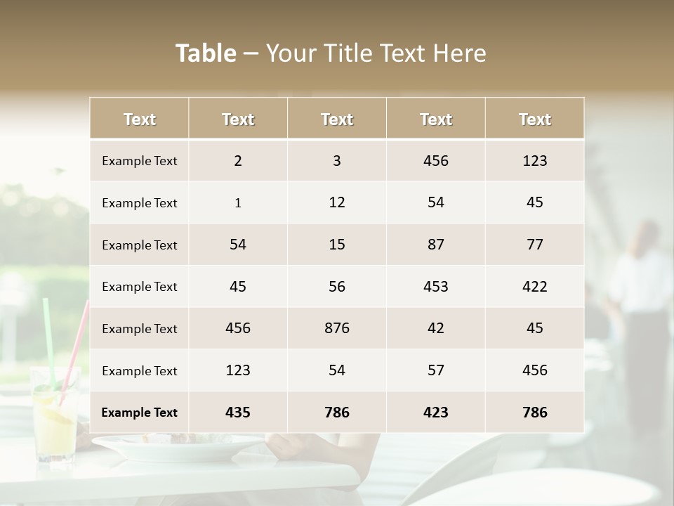 White Potato Farm PowerPoint Template