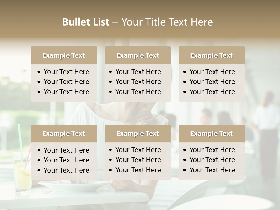 White Potato Farm PowerPoint Template