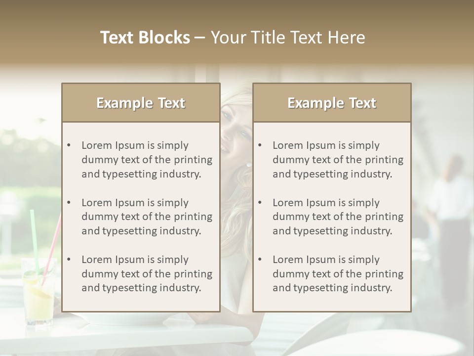 White Potato Farm PowerPoint Template