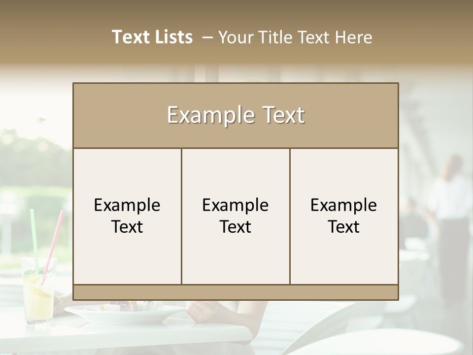 White Potato Farm PowerPoint Template