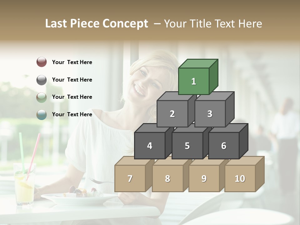 White Potato Farm PowerPoint Template