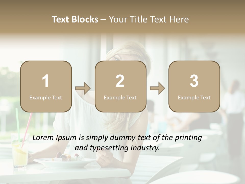White Potato Farm PowerPoint Template