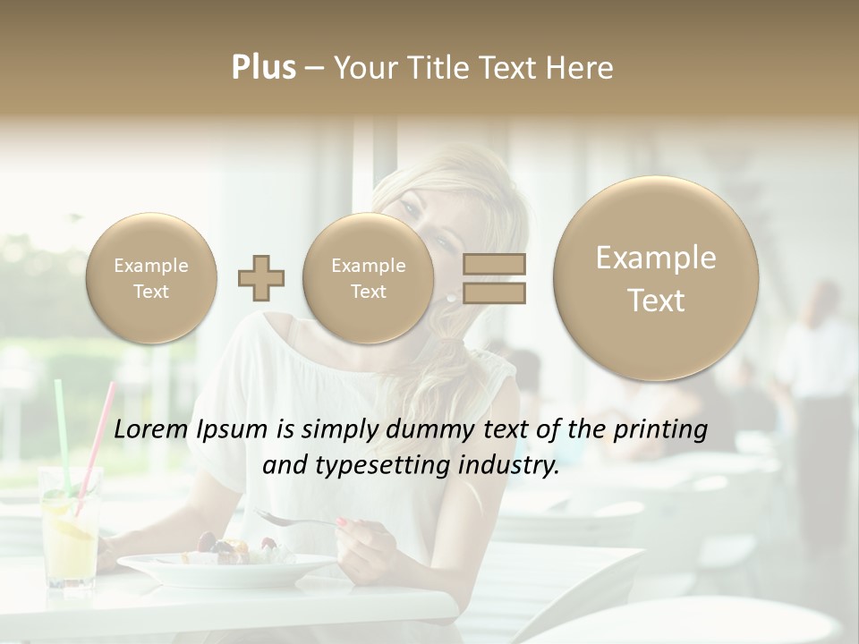 White Potato Farm PowerPoint Template