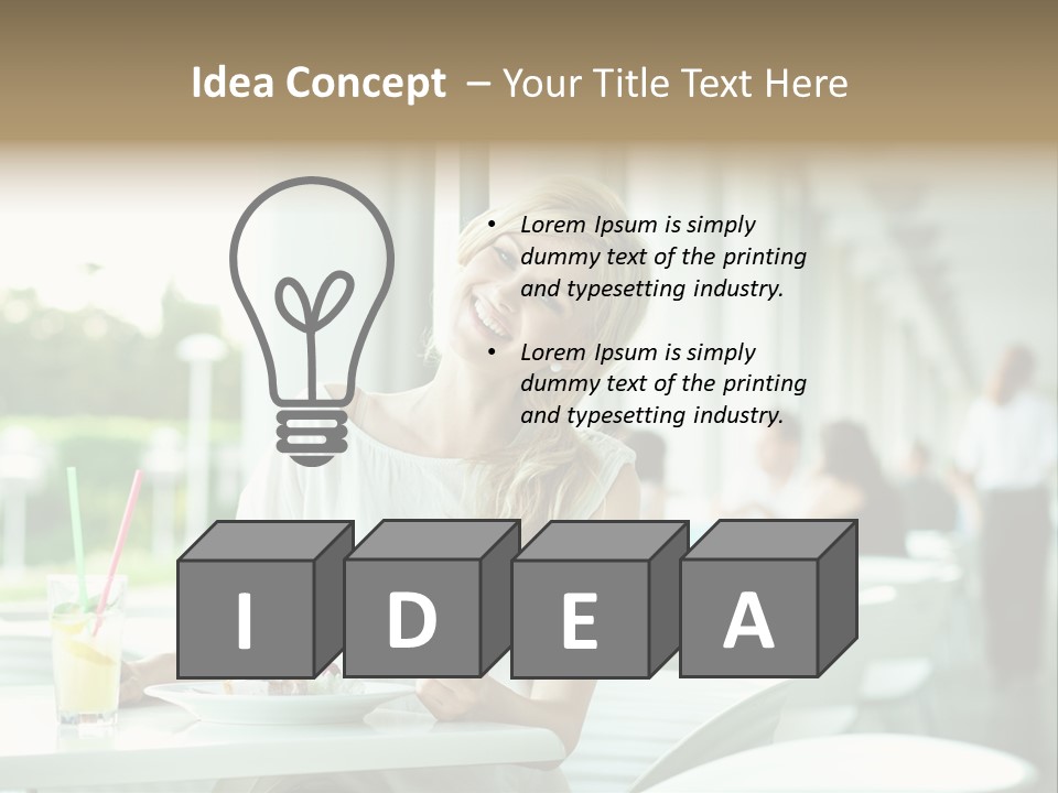 White Potato Farm PowerPoint Template