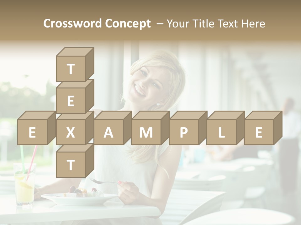 White Potato Farm PowerPoint Template