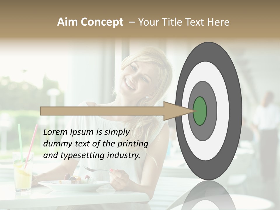 White Potato Farm PowerPoint Template