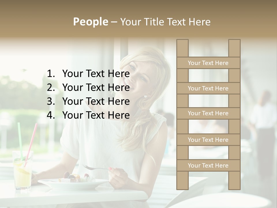 White Potato Farm PowerPoint Template