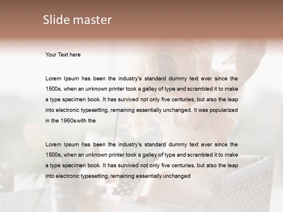 Human Night Blue PowerPoint Template