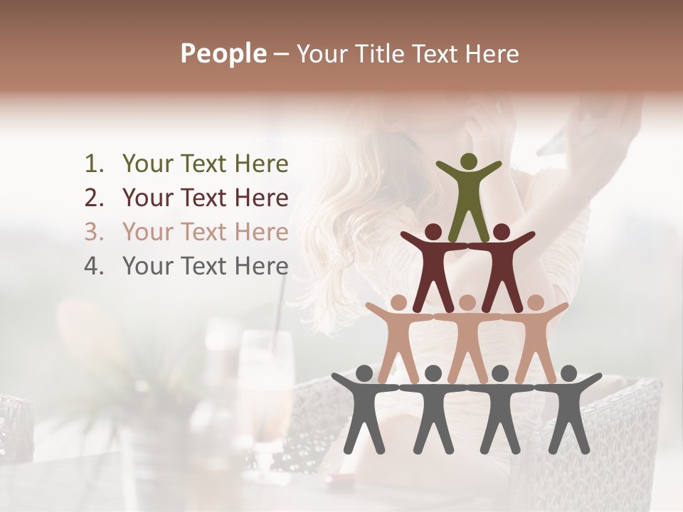 Human Night Blue PowerPoint Template