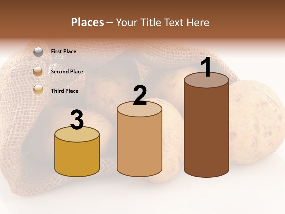 Isolated Vegetables Nobody PowerPoint Template