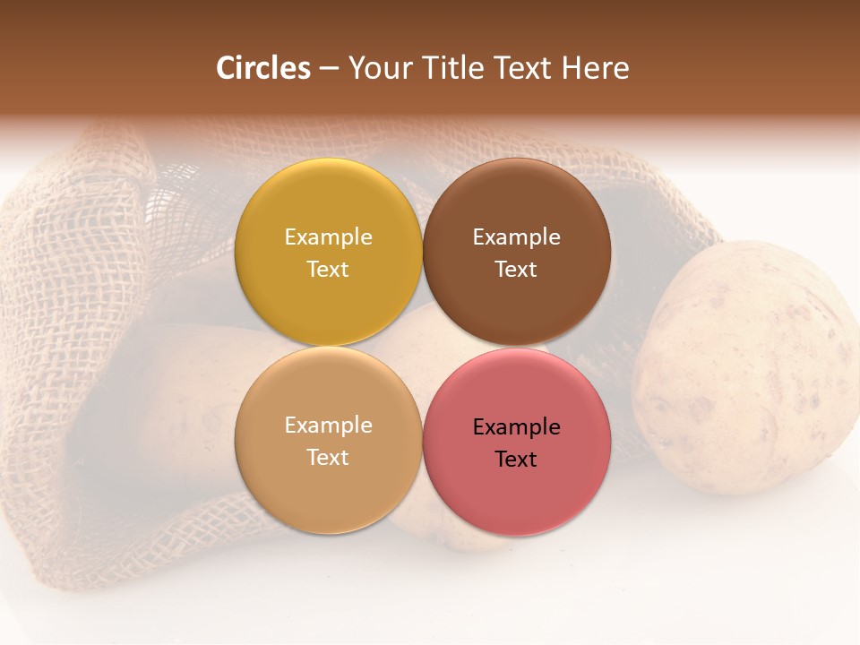 Isolated Vegetables Nobody PowerPoint Template