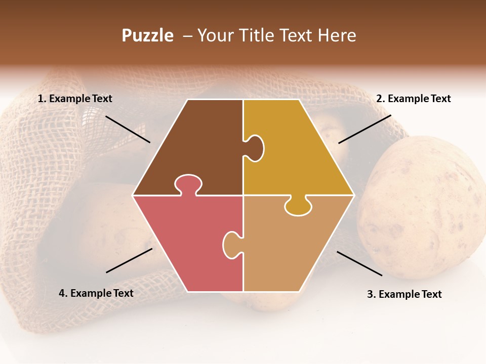 Isolated Vegetables Nobody PowerPoint Template