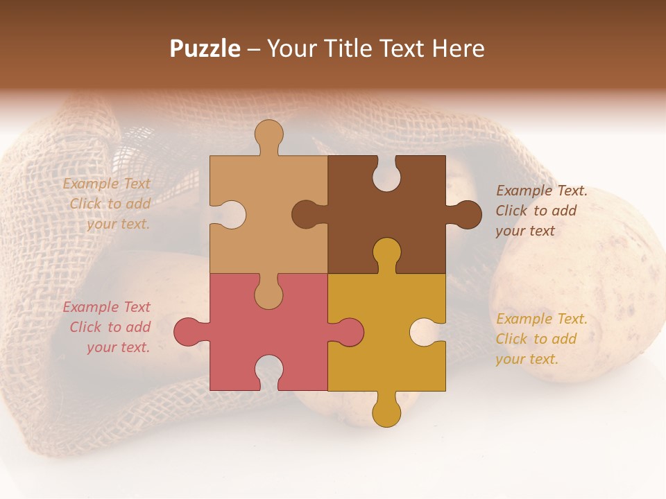 Isolated Vegetables Nobody PowerPoint Template