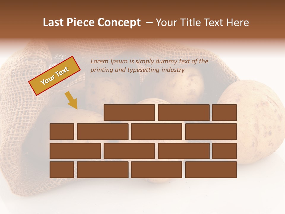 Isolated Vegetables Nobody PowerPoint Template