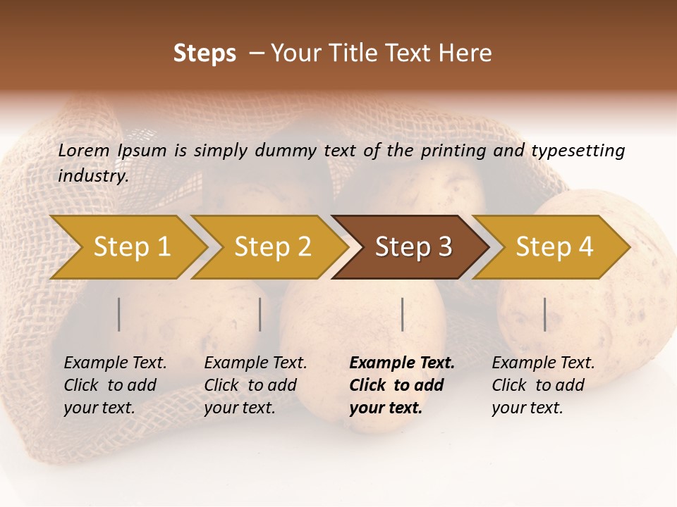 Isolated Vegetables Nobody PowerPoint Template