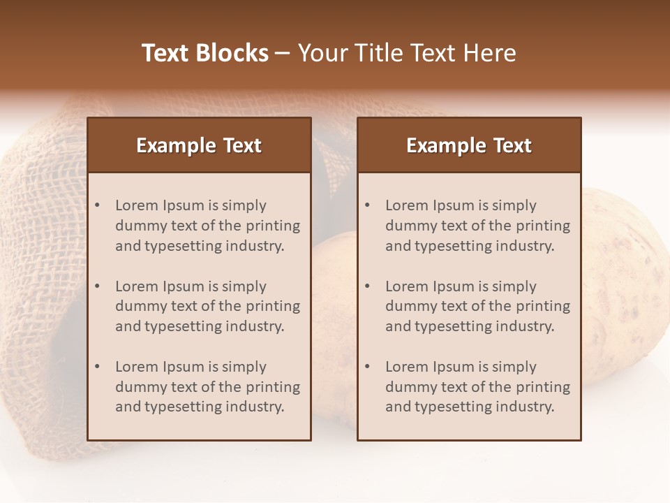 Isolated Vegetables Nobody PowerPoint Template