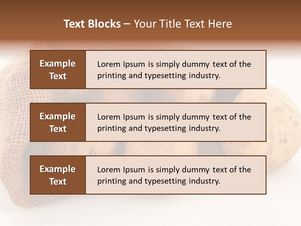 Isolated Vegetables Nobody PowerPoint Template