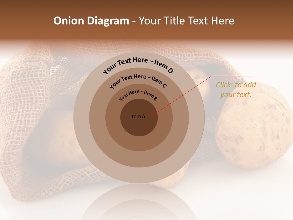 Isolated Vegetables Nobody PowerPoint Template