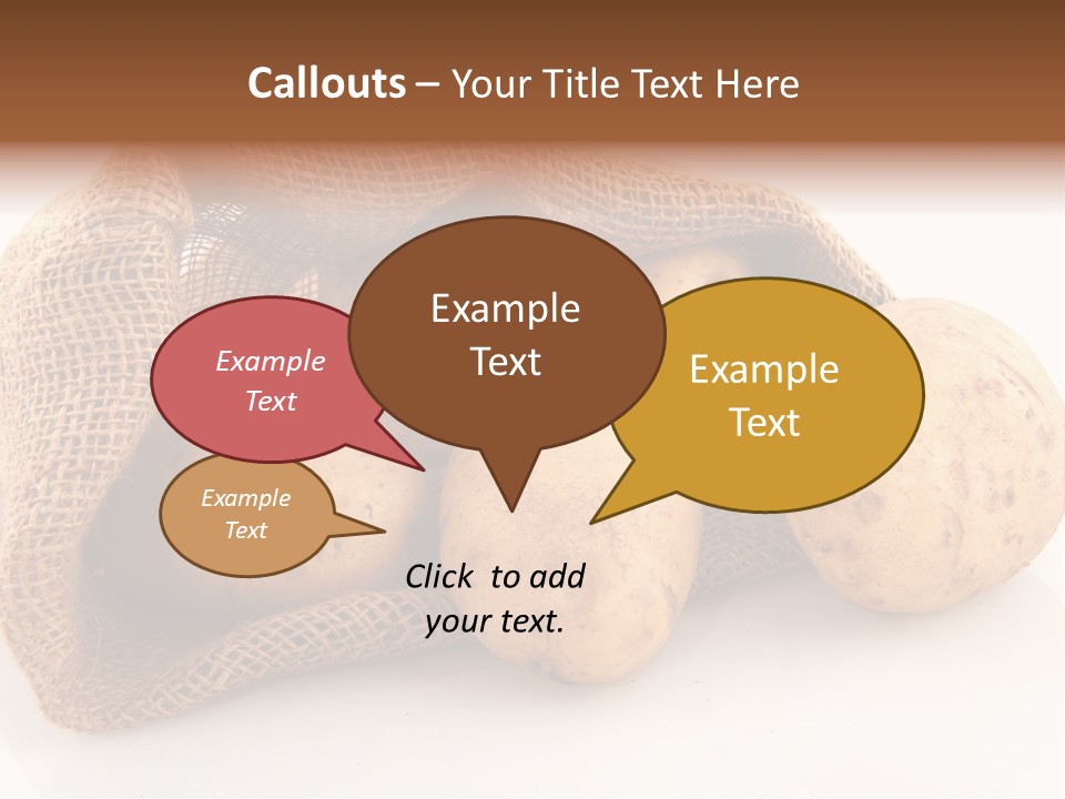 Isolated Vegetables Nobody PowerPoint Template