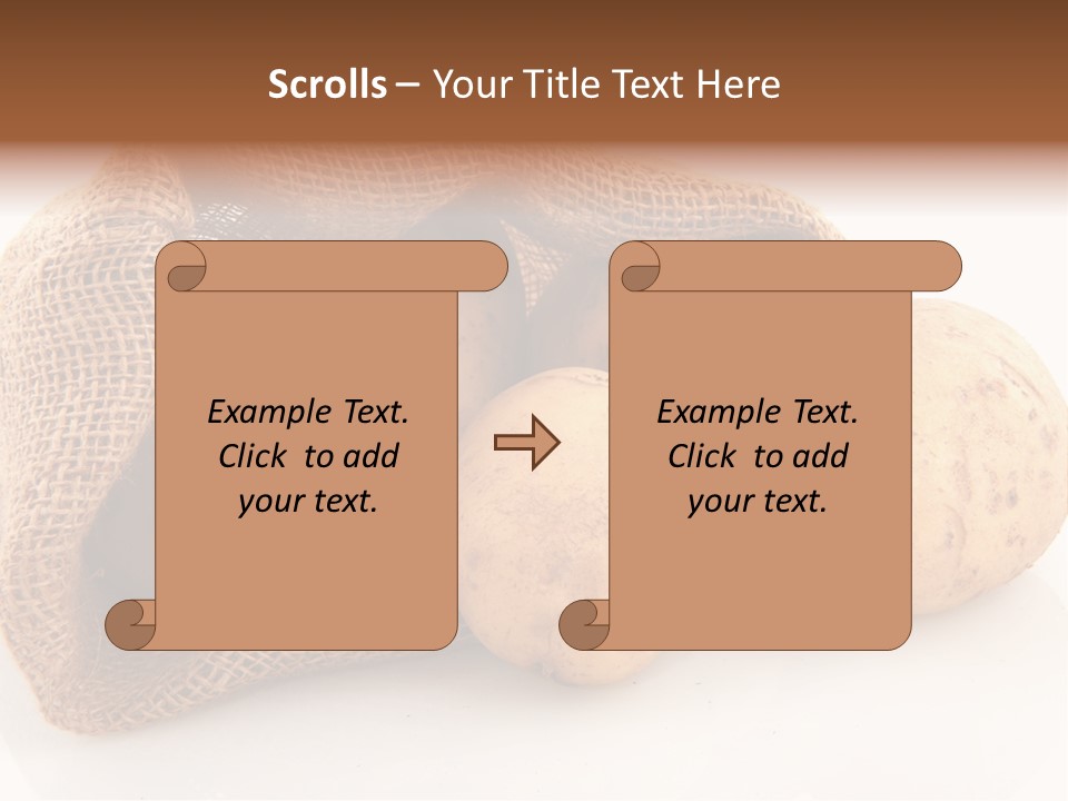 Isolated Vegetables Nobody PowerPoint Template