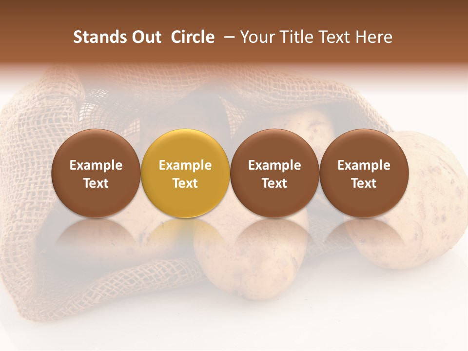 Isolated Vegetables Nobody PowerPoint Template