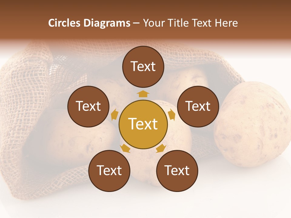 Isolated Vegetables Nobody PowerPoint Template