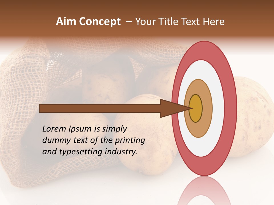 Isolated Vegetables Nobody PowerPoint Template