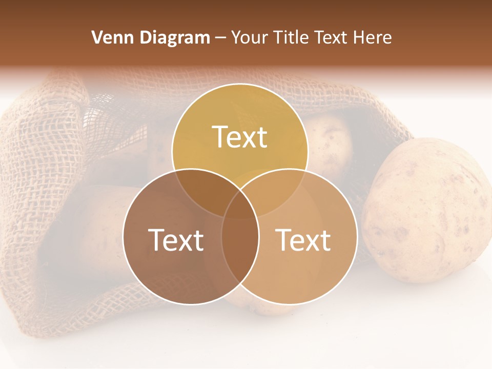 Isolated Vegetables Nobody PowerPoint Template