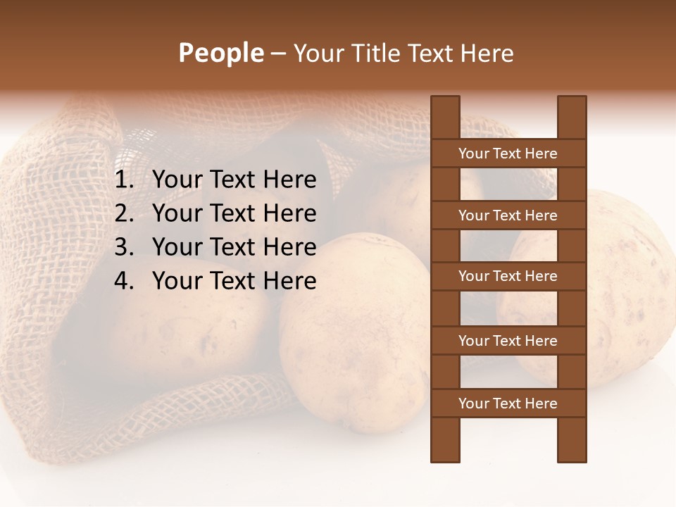 Isolated Vegetables Nobody PowerPoint Template