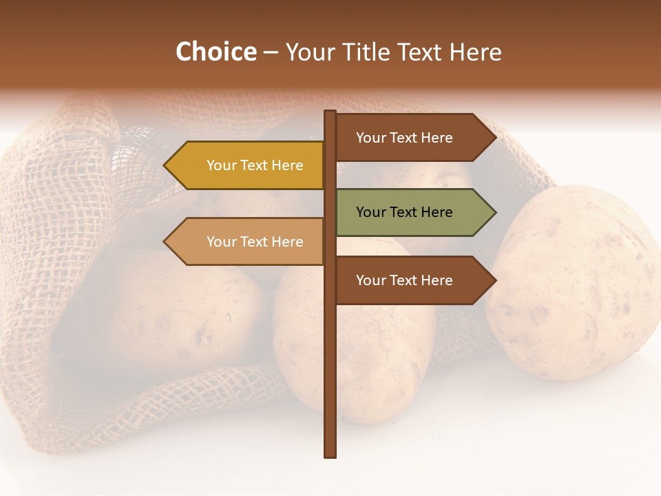 Isolated Vegetables Nobody PowerPoint Template