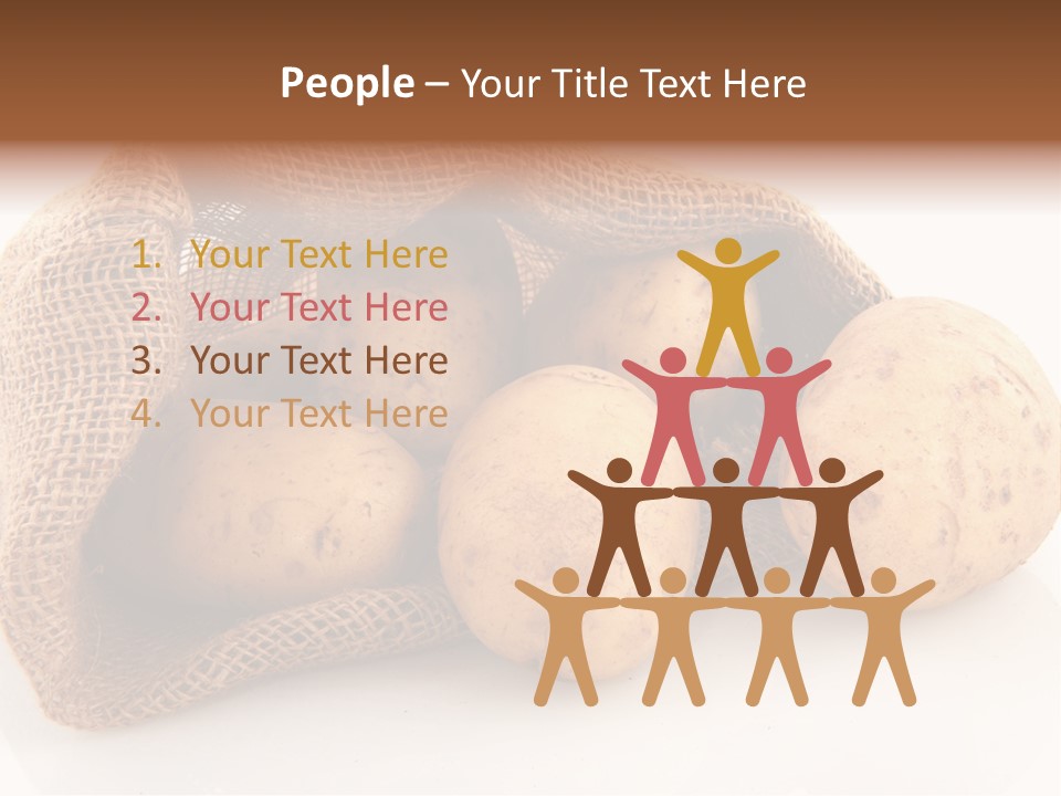 Isolated Vegetables Nobody PowerPoint Template